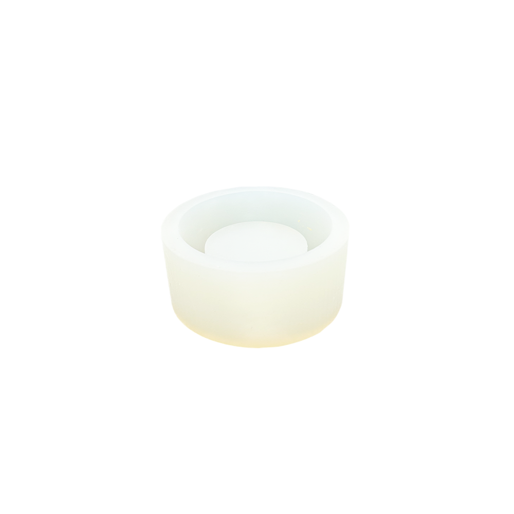 Jesmonite telysholder silikonform rund 7,3 cm