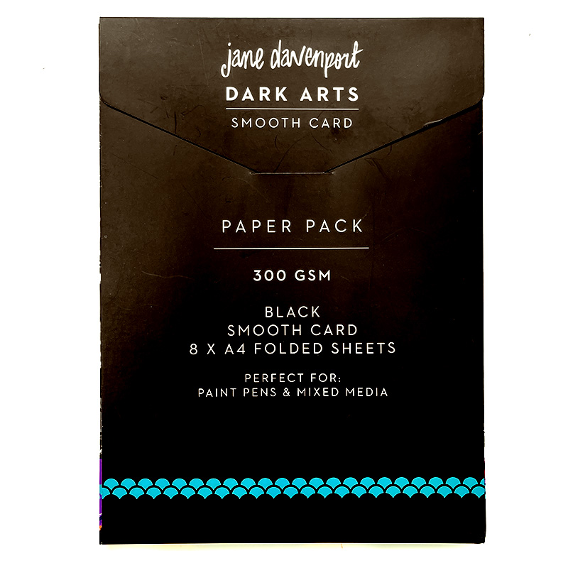 Jane Davenport Dark Arts Paper Pack svart kartong