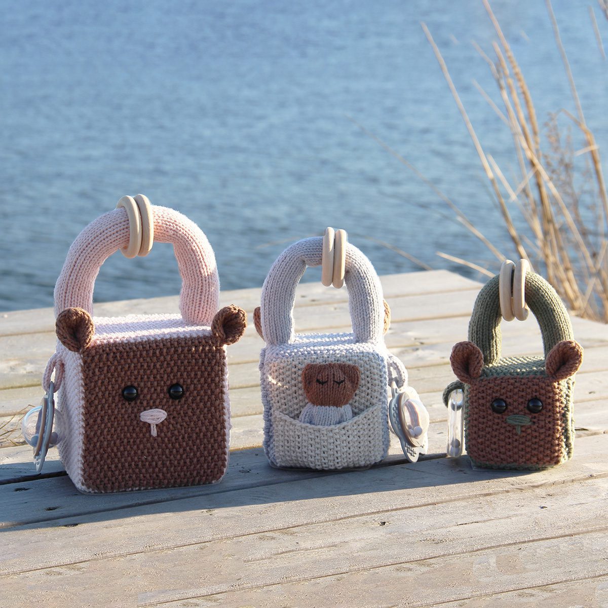 Go Handmade Stabelterninger med dyr hekleoppskrift 8 cm