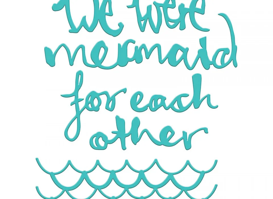 Jane Davenport Mermaid for Each Other kutte-dies papir