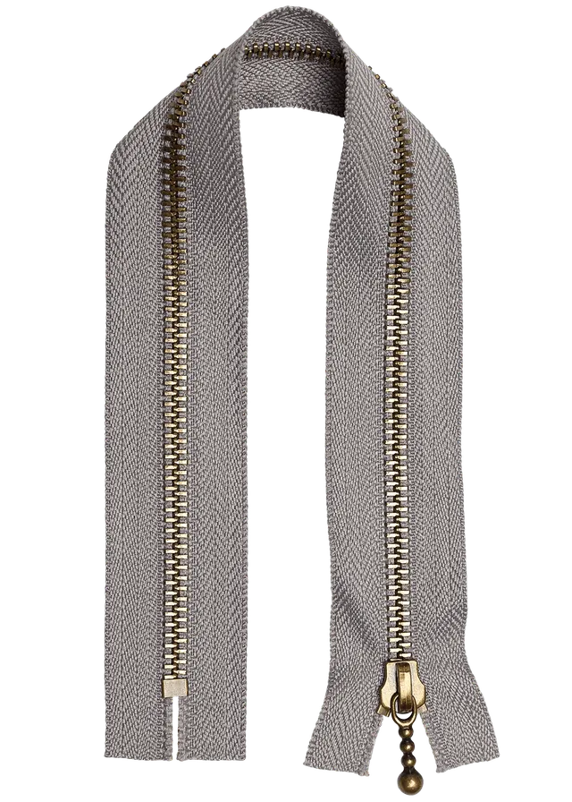 Go Handmade metal glidelås 35 cm