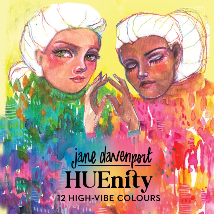 Jane Davenport HUEnity Pocket akvarellskrin lomme blandbar