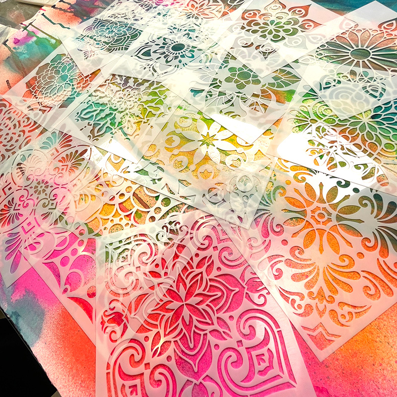 Jane Davenport Mandala Mega Value sjablongsett mandala