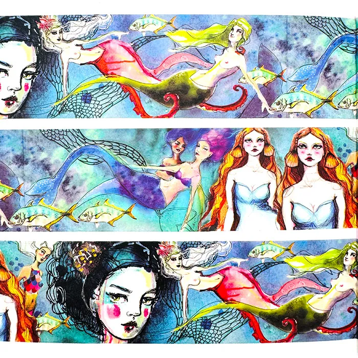 Jane Davenport Mermaid Montage washi tape havfrue