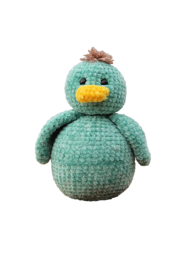 Go Handmade Tumble Duck hekleoppskrift 18 cm