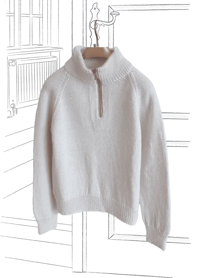 Go Handmade Lucca strikkeoppskrift Vintage XS-XL