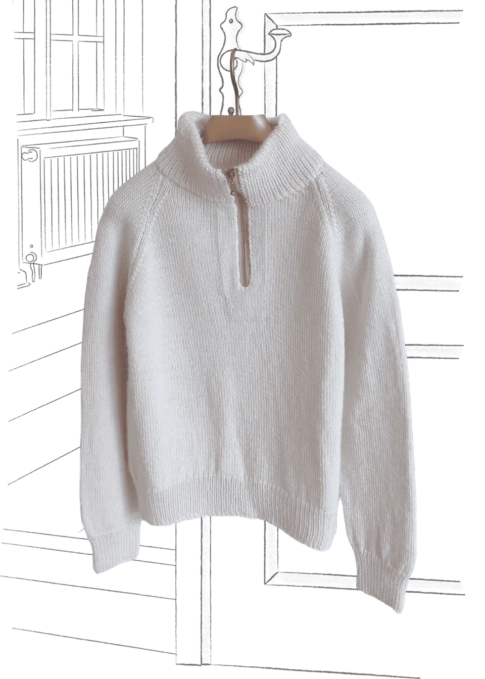 Go Handmade Lucca Vintage strikkeoppskrift XS-XL