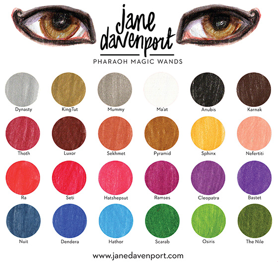 Jane Davenport Pharaoh Magic Wand fargeblyanter