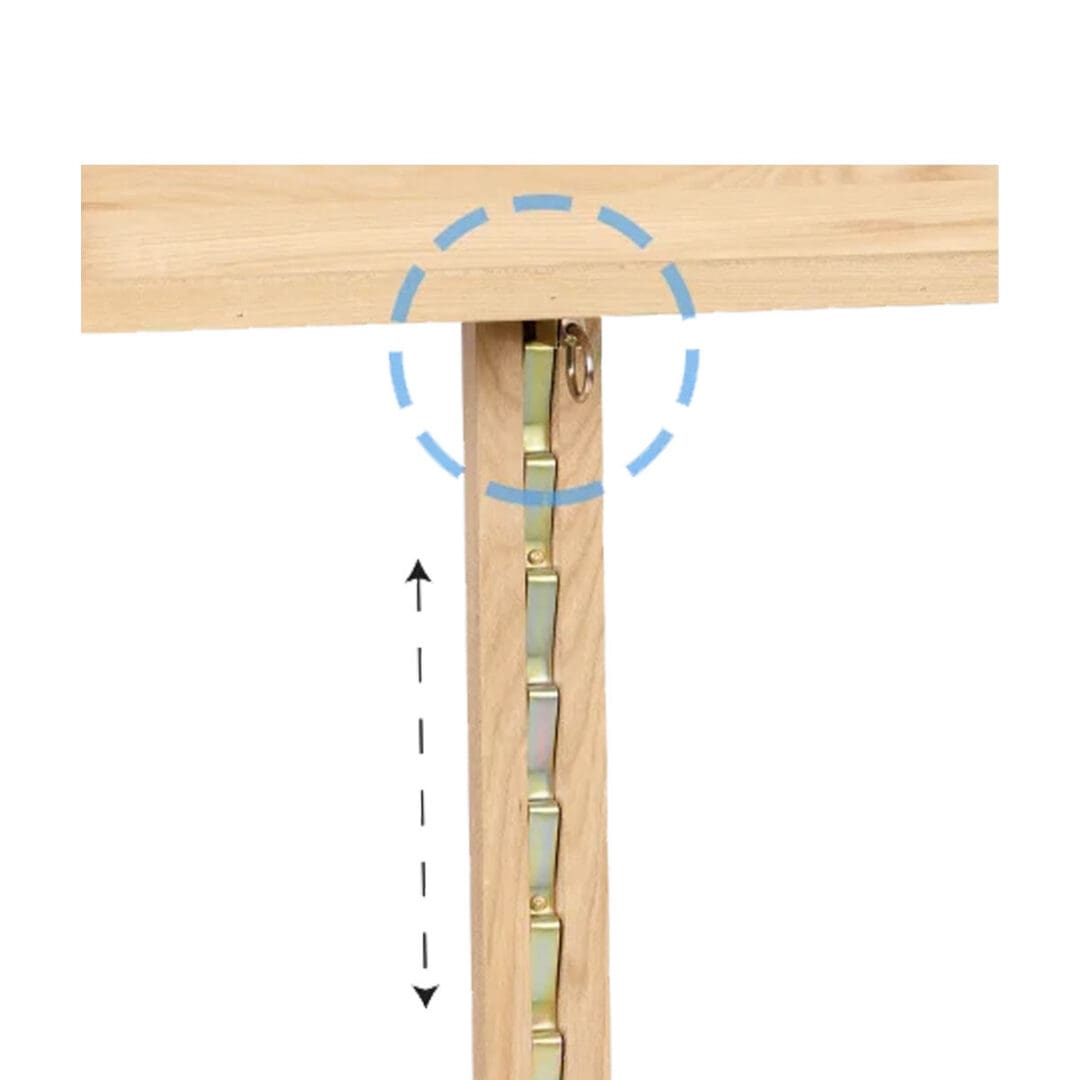KEM 3-fot staffeli 123 cm justerbart
