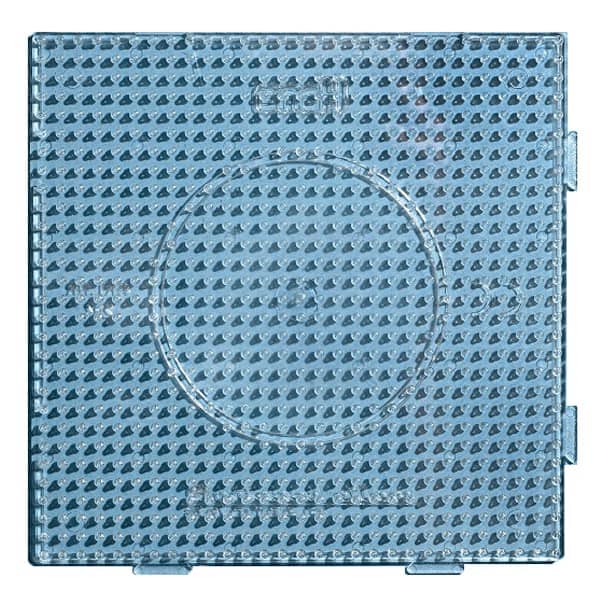 Hama Midi perlebrett stor firkant transparent 841