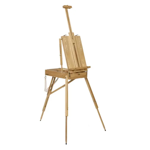 KEM feltstaffeli med koffert justerbart 87 cm lerret