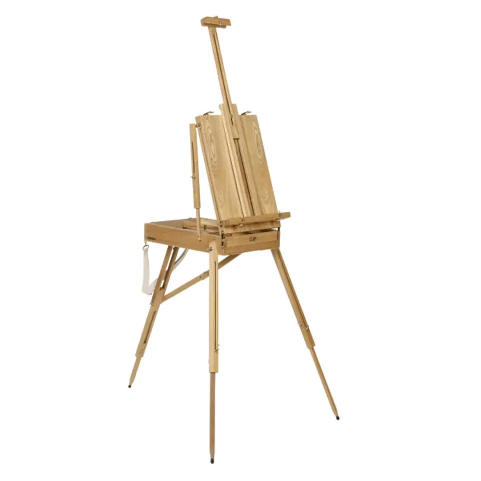 KEM feltstaffeli med koffert justerbart 87 cm lerret