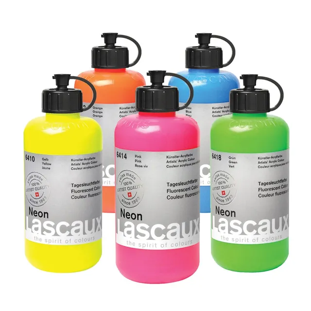 Lascaux Neon akrylmaling fluorescerende farge