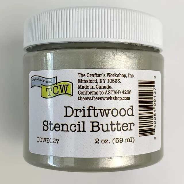 The Crafters Workshop Stencil Butter Driftwood sjablongpasta 59ml
