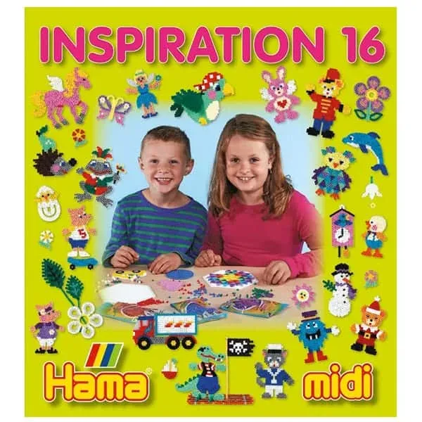 Hama Midi mønsterbok nr 16 68 sider