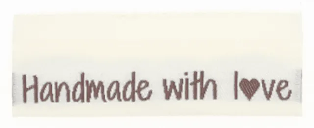 Go Handmade handmade with love merkelapper 10 stk