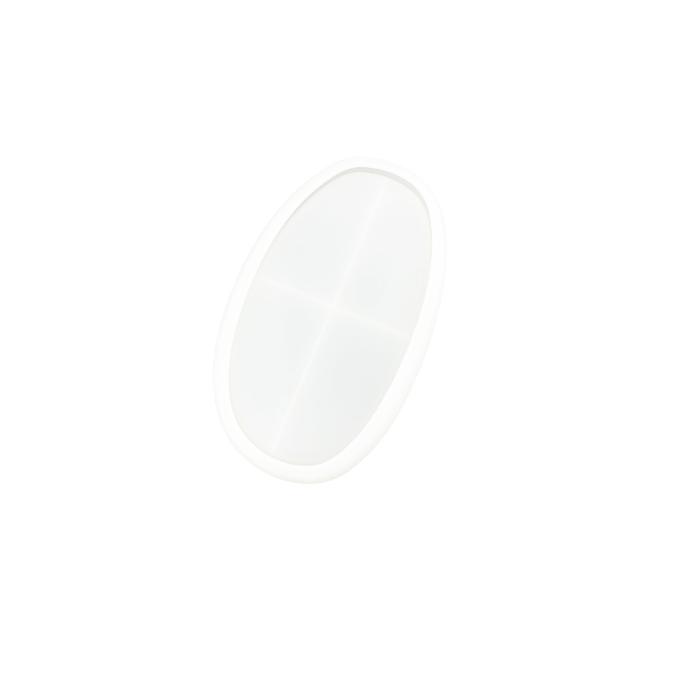Jesmonite silikonform irregular oval dish S ovalt fat