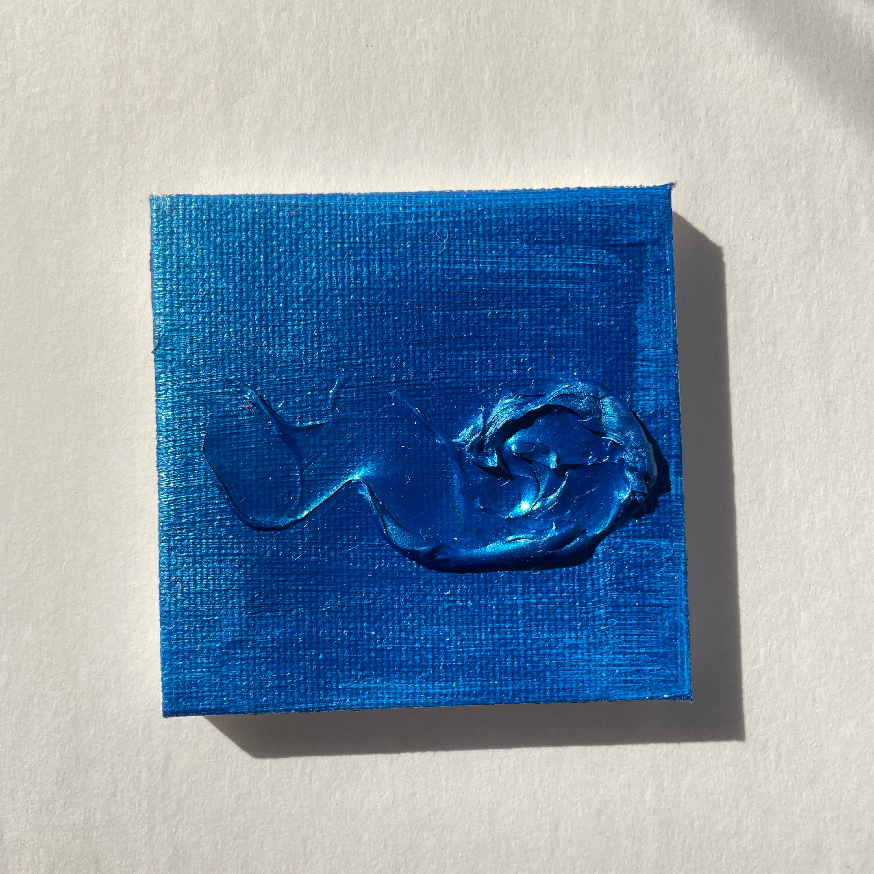 The Crafters Workshop Ocean Blue stencil butter 2oz blå