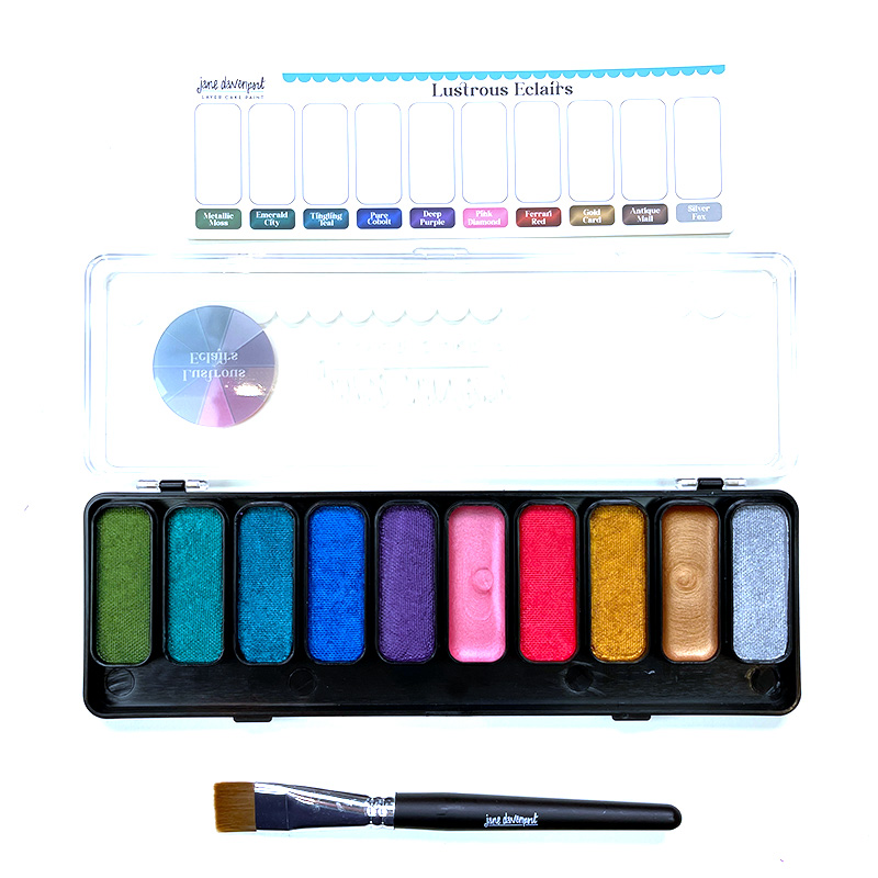 Jane Davenport LayerCake Lustrous Eclairs akvarellpalett