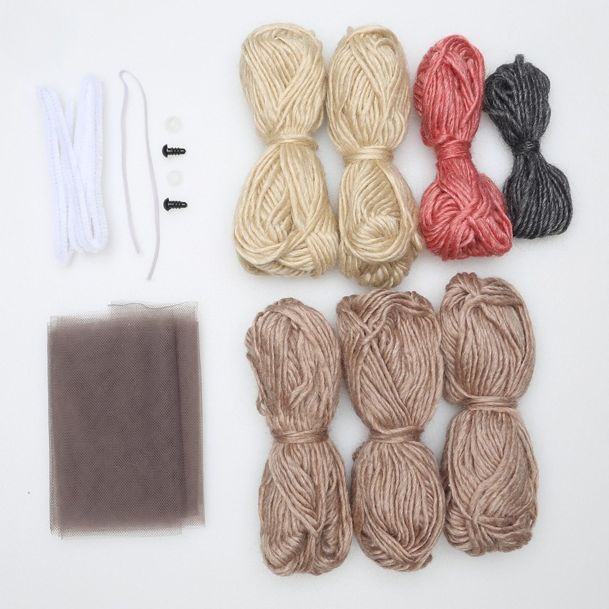 Go Handmade Stabelterninger med dyr hekleoppskrift 8 cm