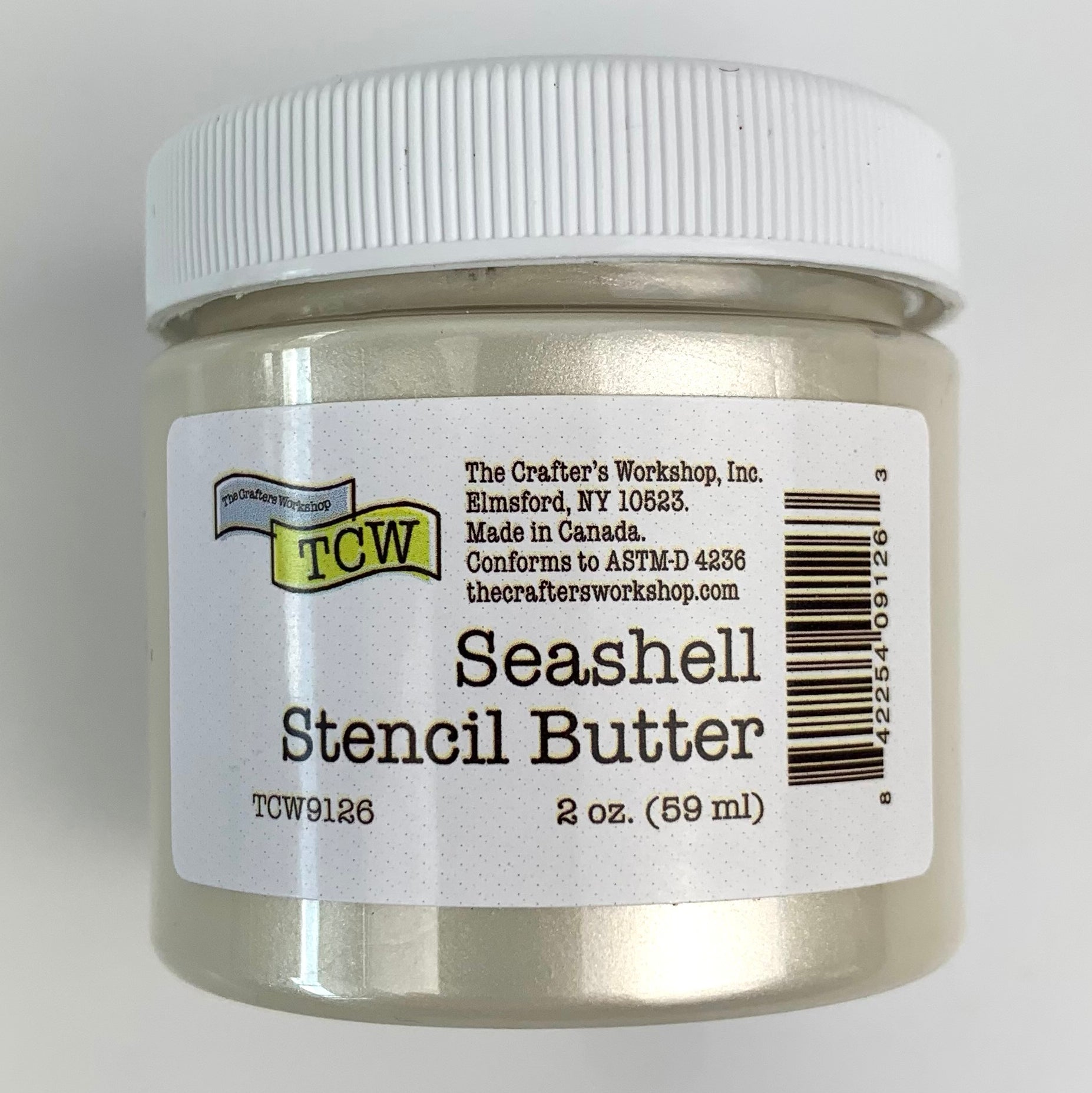 The Crafters Workshop TCW9135 Beach House stencilkrem 4-pk shimmer