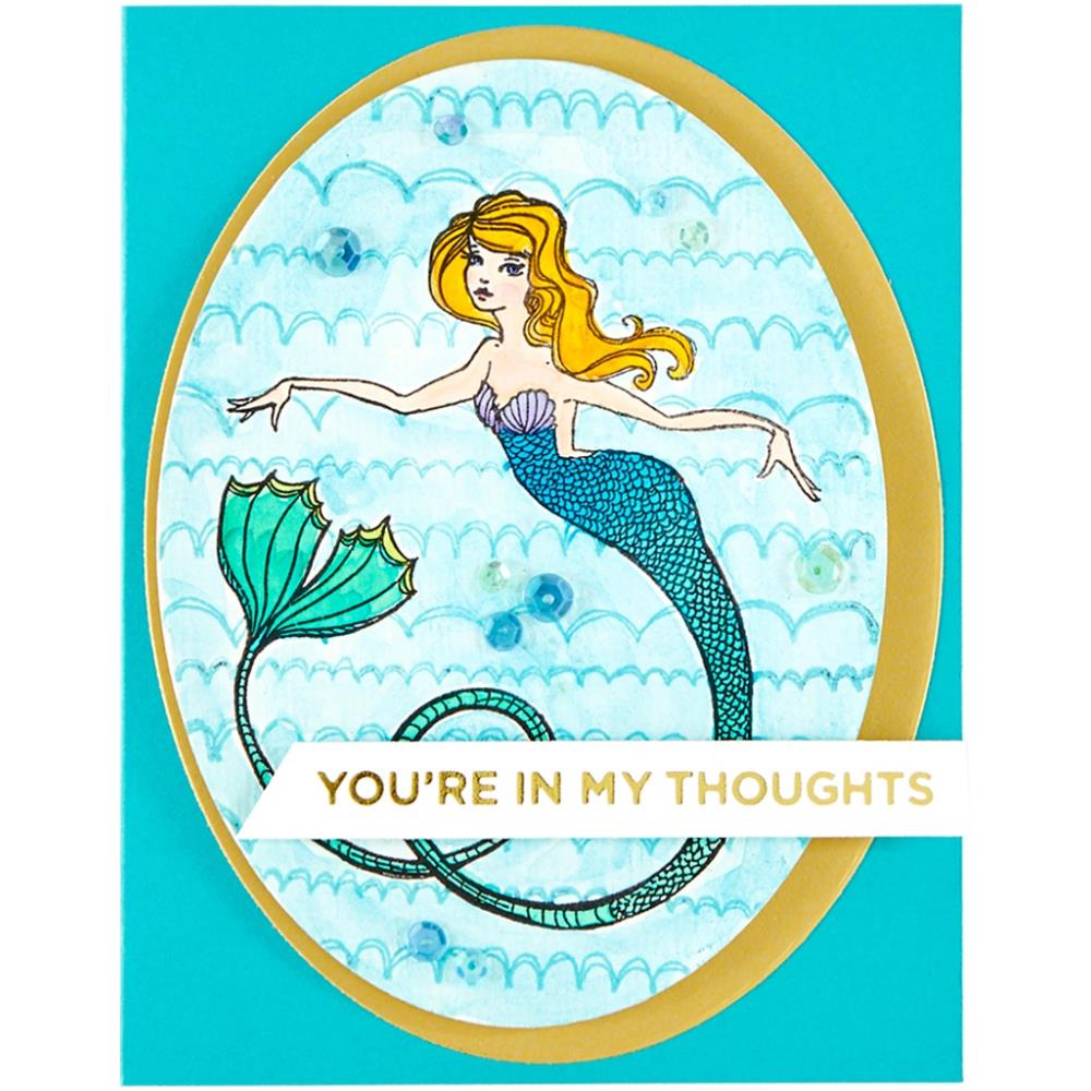 Jane Davenport Glorious Mermaid stempelsett havfrue