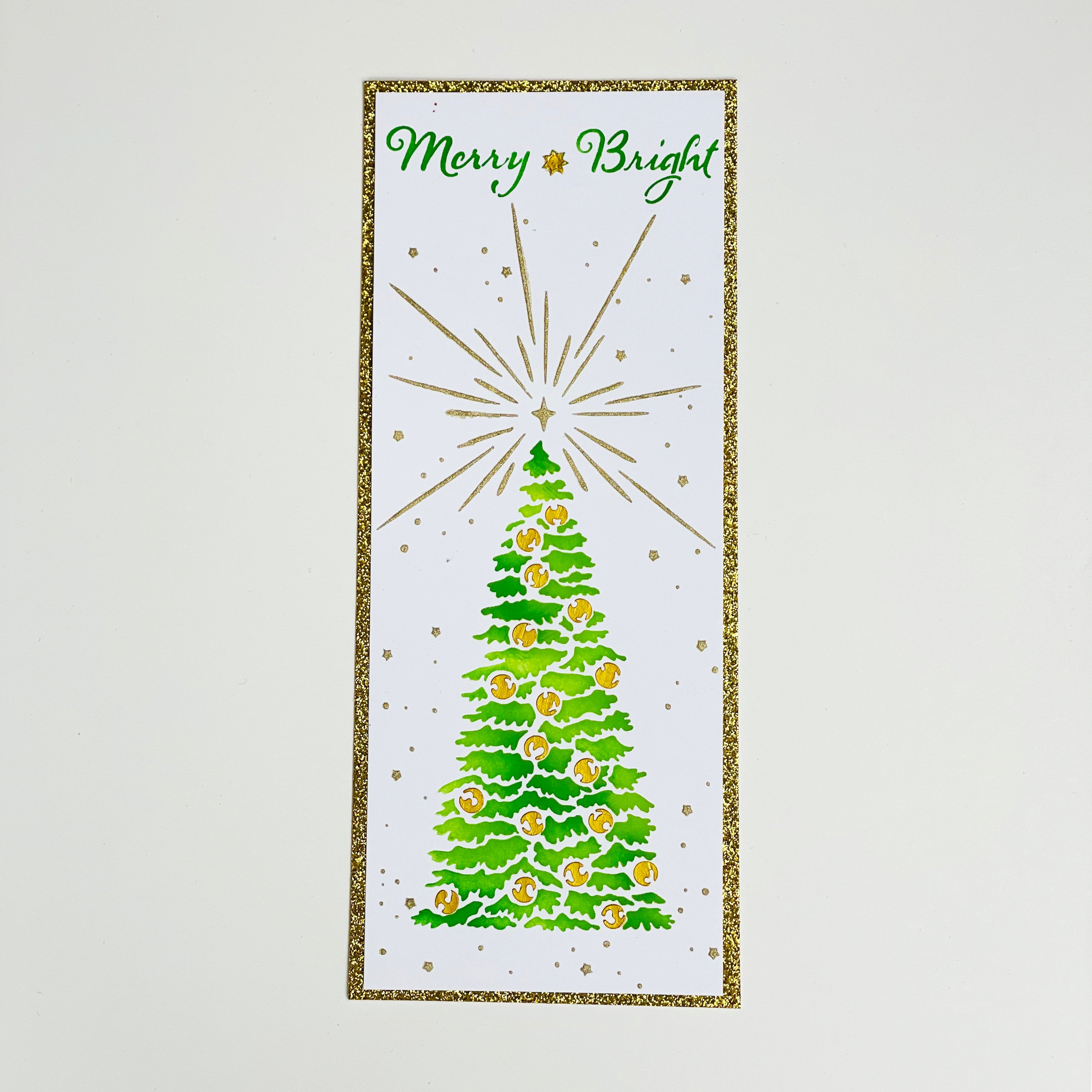 The Crafters Workshop TCW6011 Tall Christmas Tree sjablong slimline