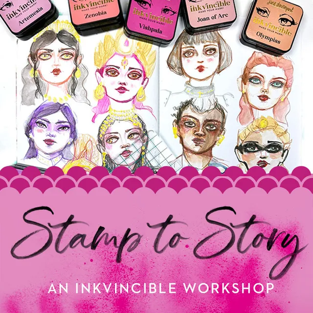 Jane Davenport Stamp to Story Workshop nettkurs uten tegning