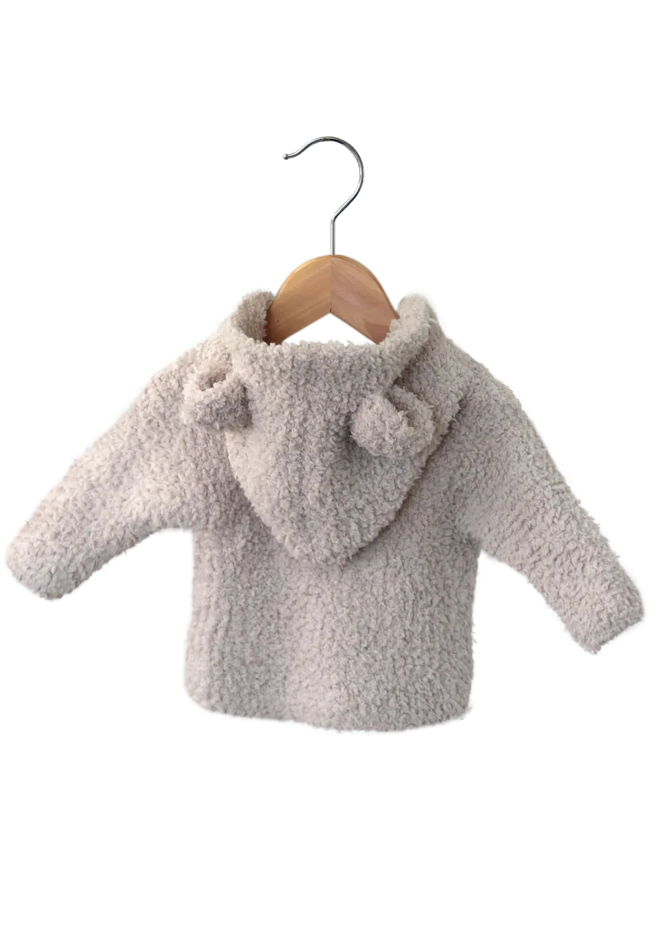 Go Handmede Teddy jakke hette strikkeoppskrift 3-6 mnd