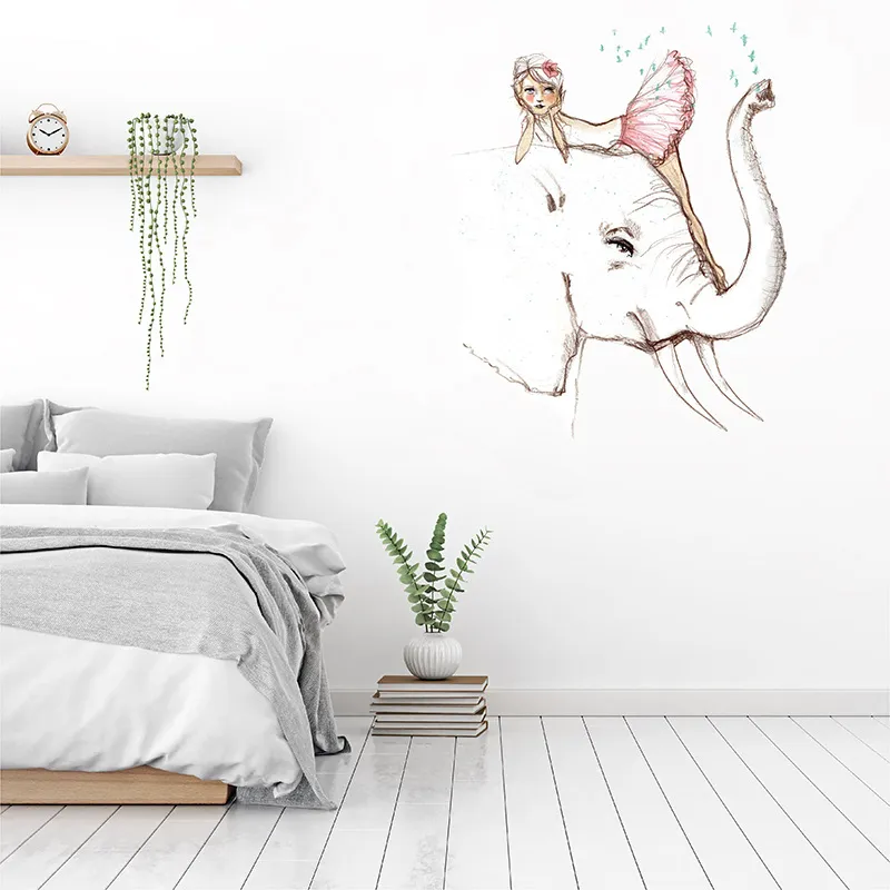 Jane Davenport Elephant Dreaming wallsticker flyttbar