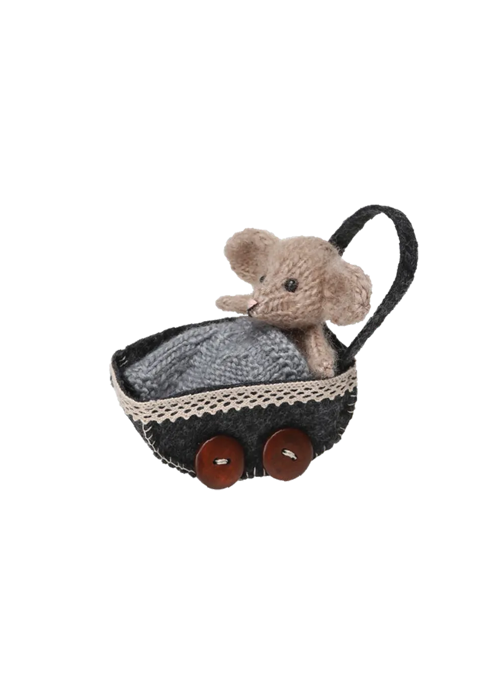 Go Handmade Ellie strikkeoppskrift bamse 9 cm