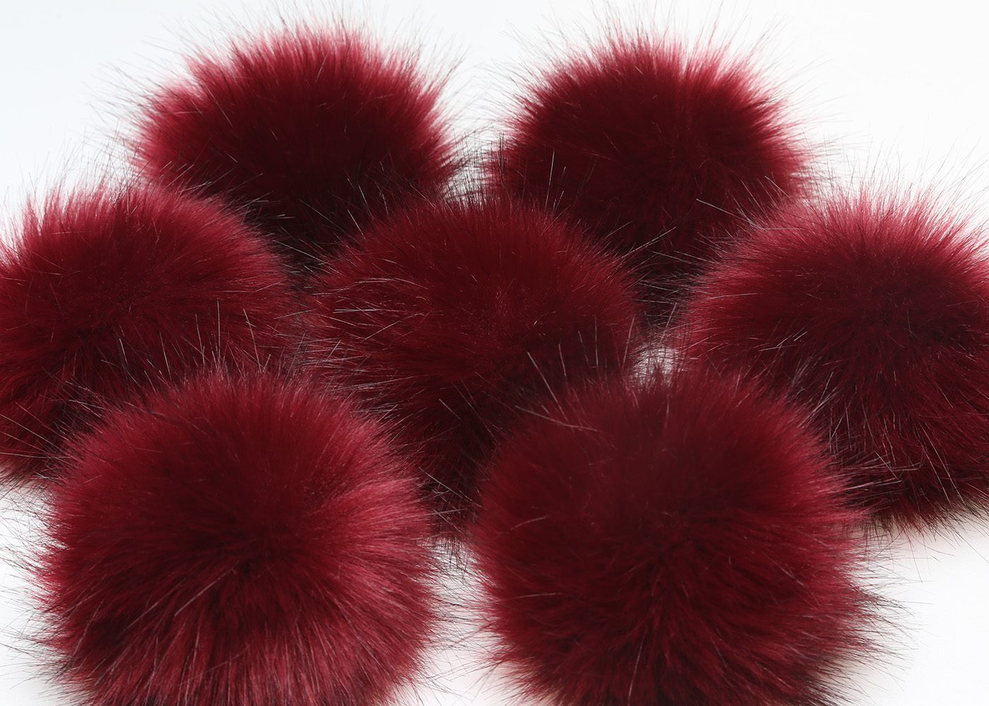 Go Handmade Pompon luepompong 11 cm fuskepels med knapp
