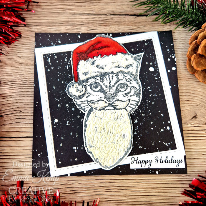 Jane Davenport Kitty Christmas stempelsett jul