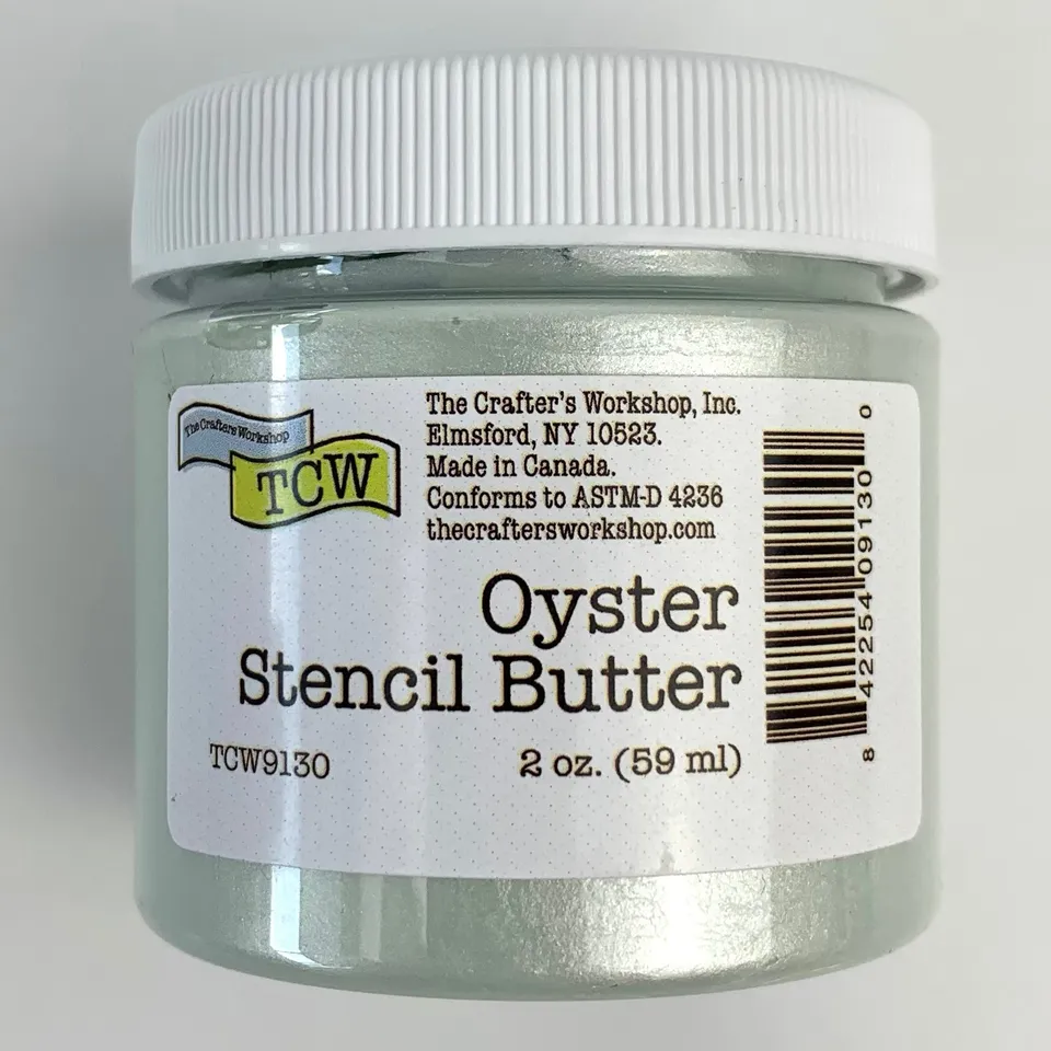 The Crafters Workshop Stencil Butter Oyster pastamaling 59 ml