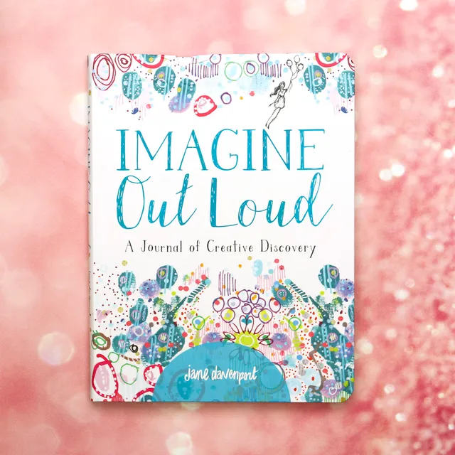 Jane Davenport Imagine Out Loud journal skrivebok med spørsmål