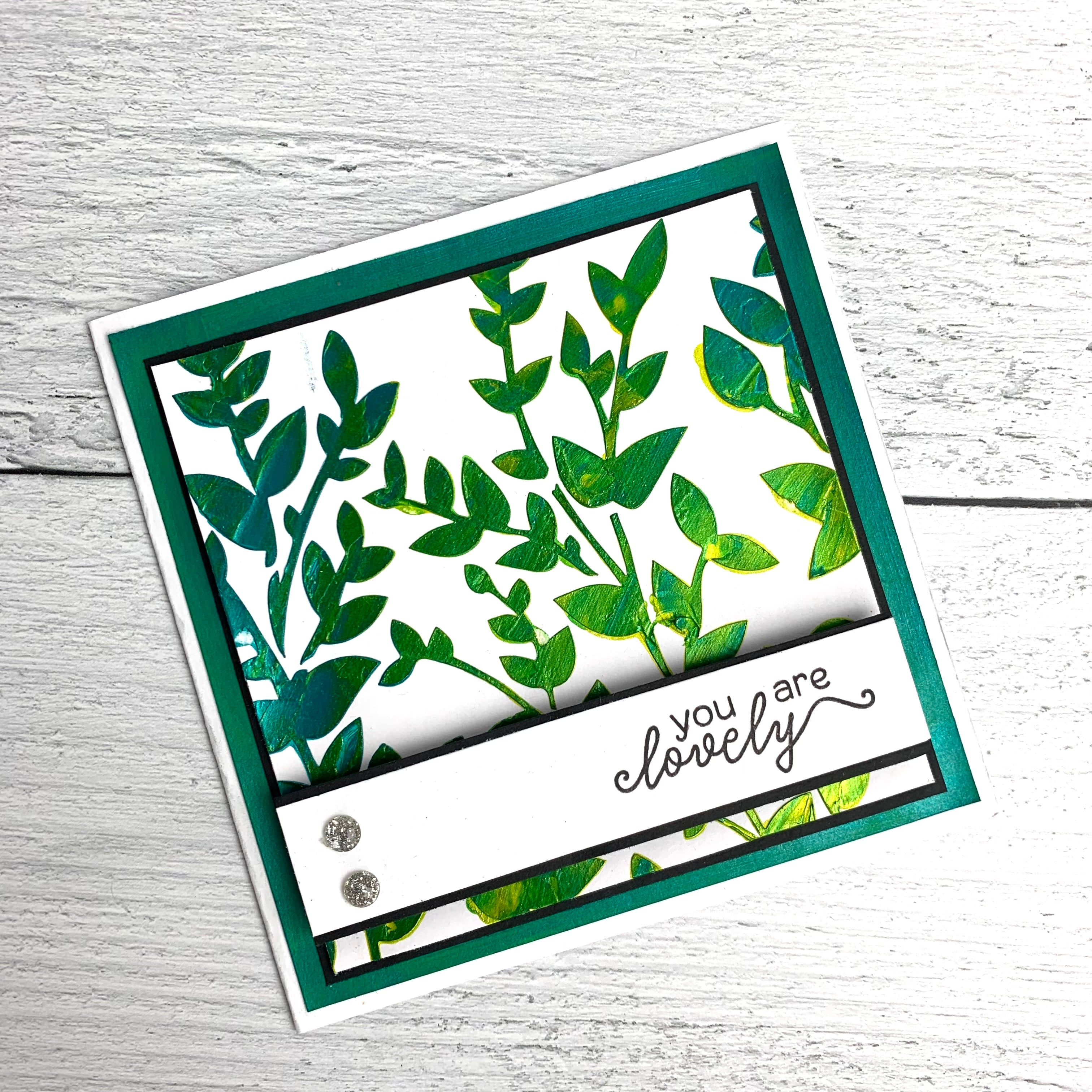 The Crafters Workshop TCW963 Hanging Vines sjablong 15x15 cm