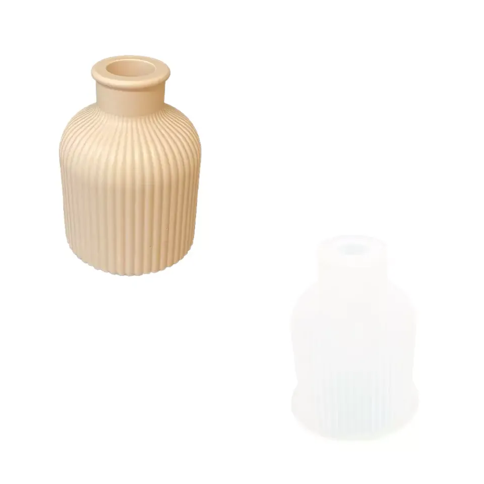 Jesmonite silikonform flower vase liten vase
