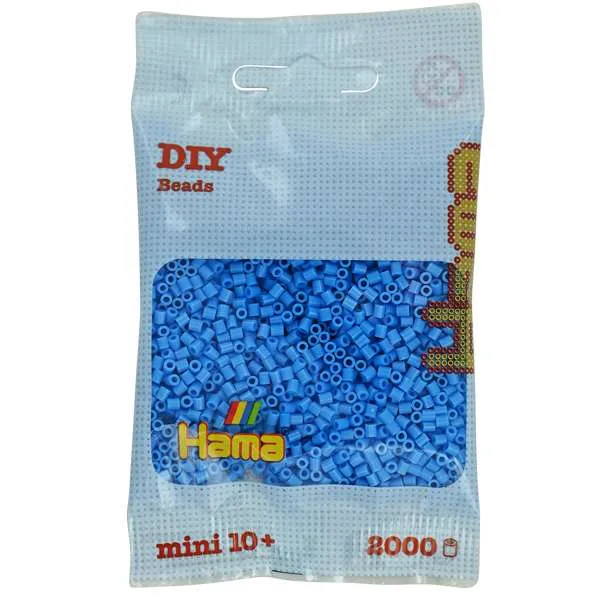 Hama Mini perler himmelblå 2000 stk 2,5 mm