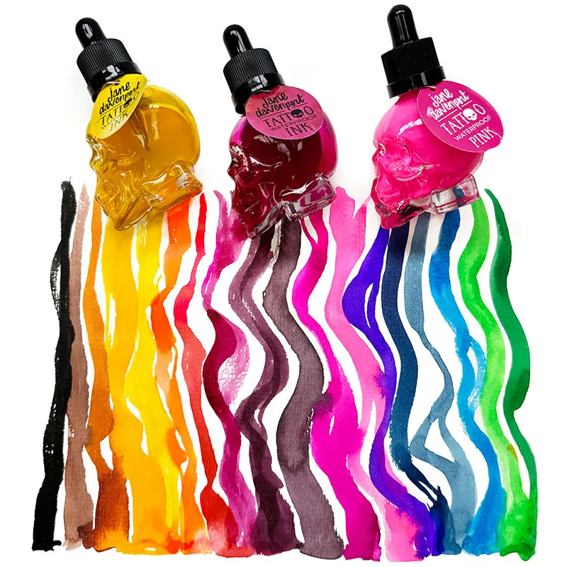 Jane Davenport Waterproof Ink blekk svart til lag