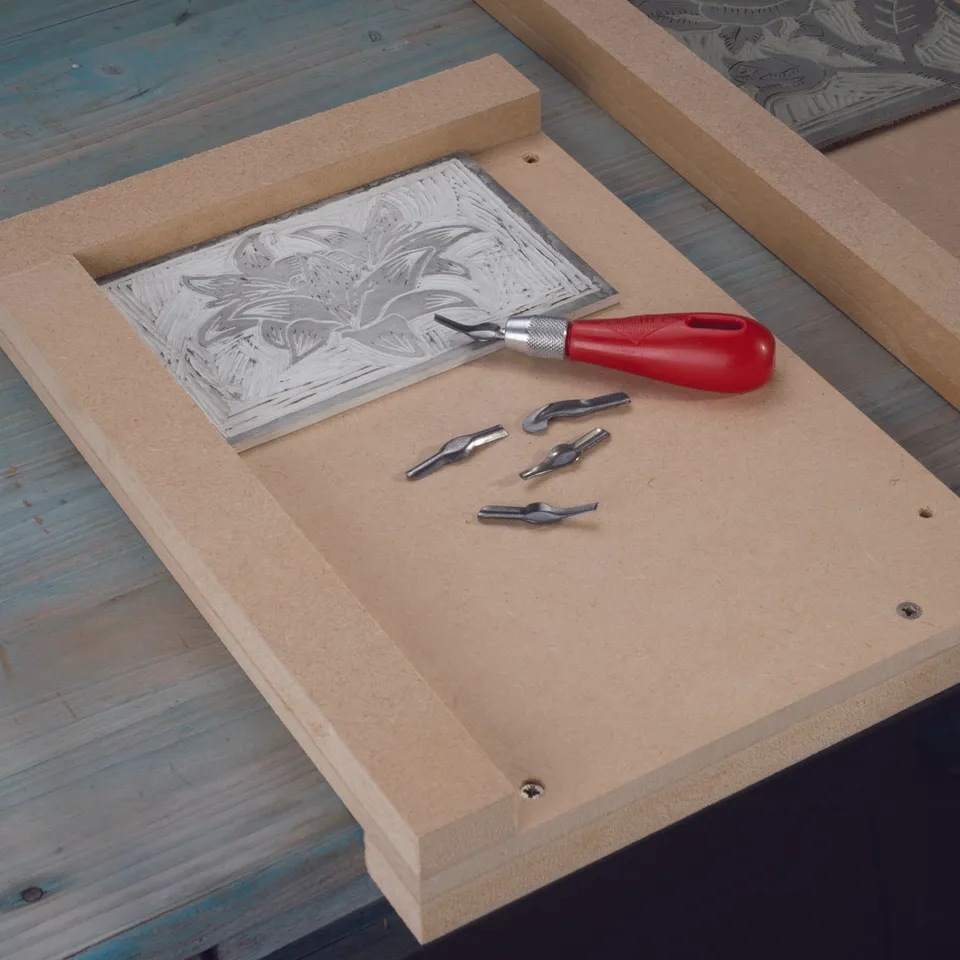 KEM Lino arbeidsstasjon til linotrykk