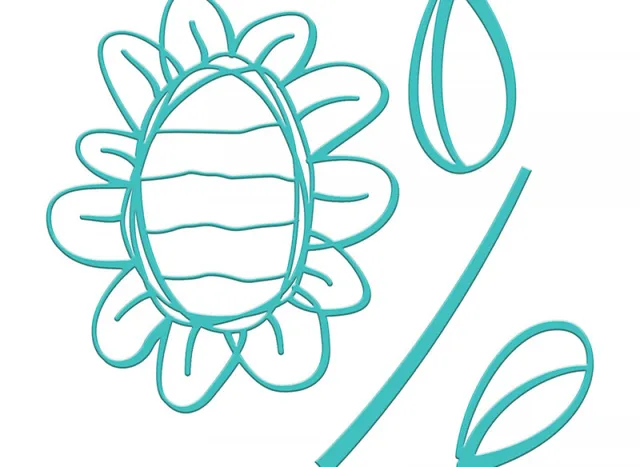 Jane Davenport Sunflower Journal diesett solsikke