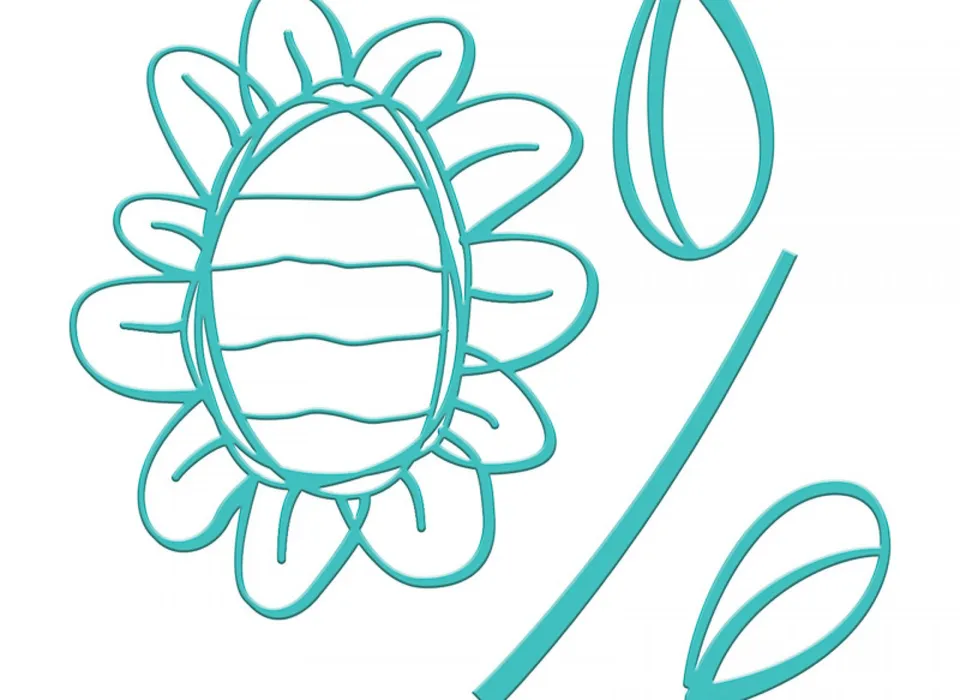 Jane Davenport Sunflower Journal diesett solsikke