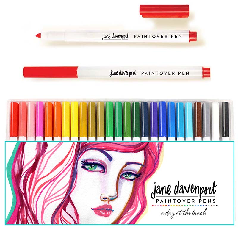 Jane Davenport Colour Paint Pens akryltusj dekkende