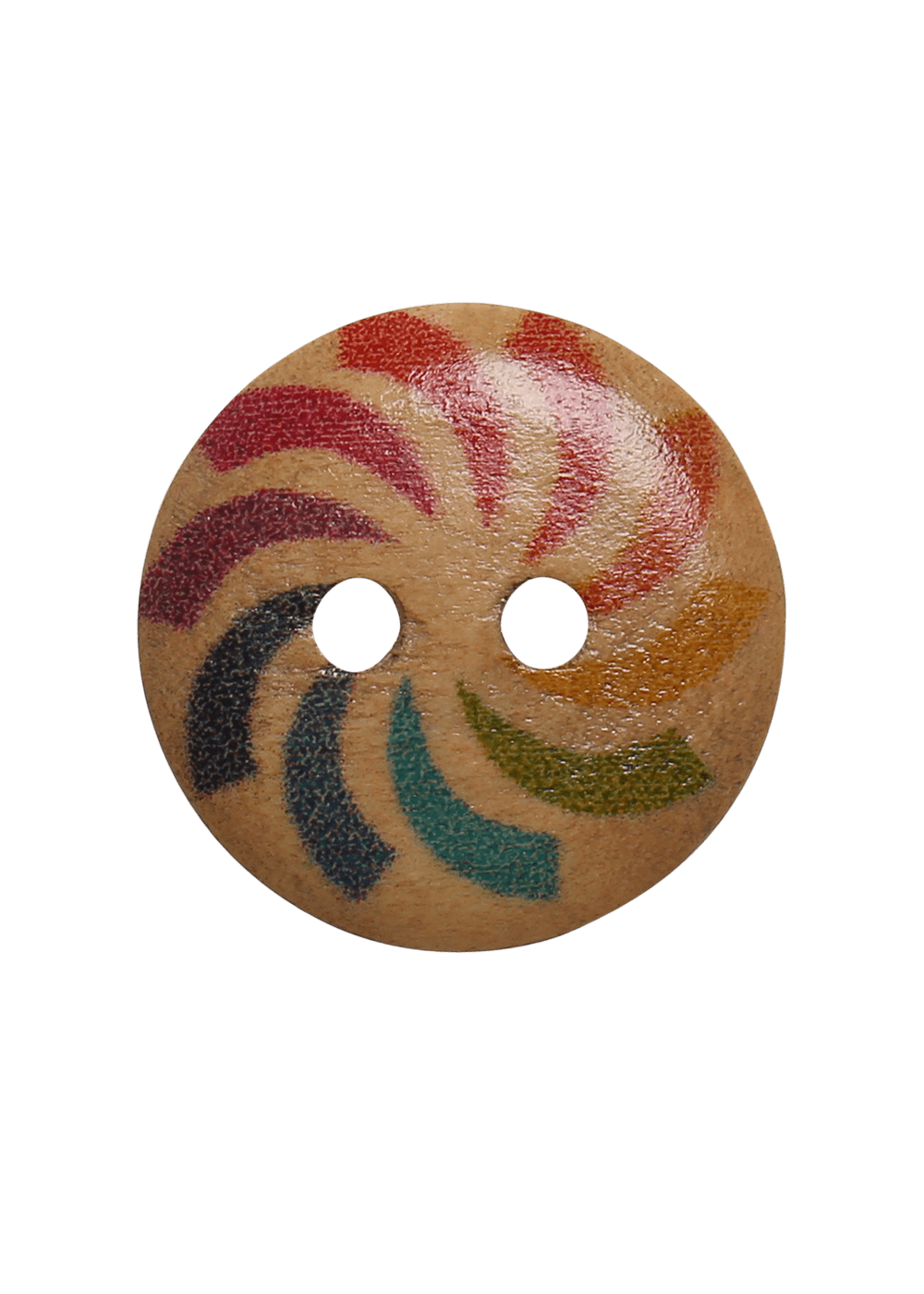 Go Handmade Rainbow knapper 15 mm 8 stk regnbue