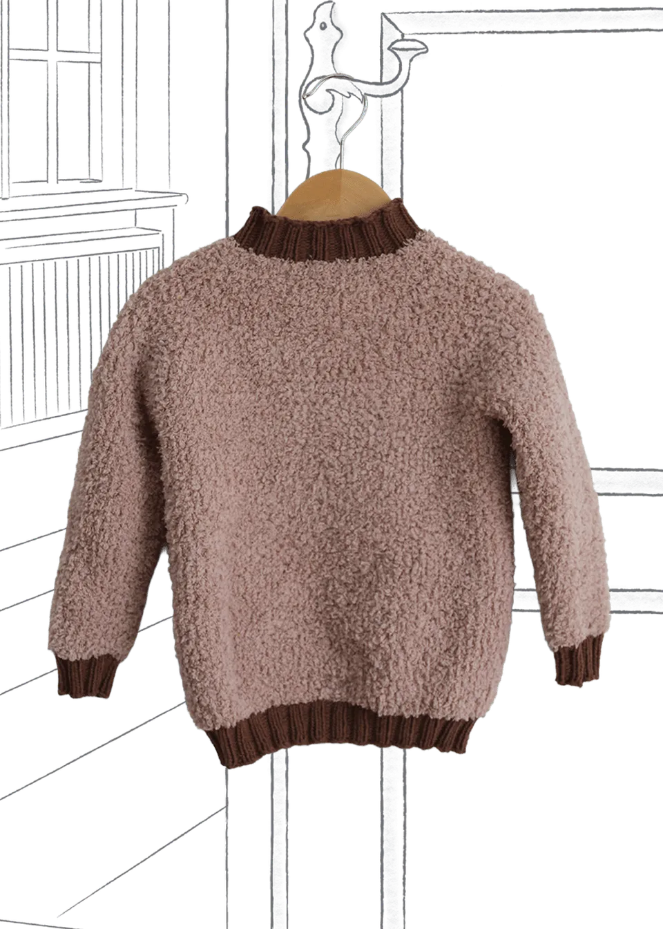 Go Handmade Sweater Kim strikkeoppskrift 1–12 år