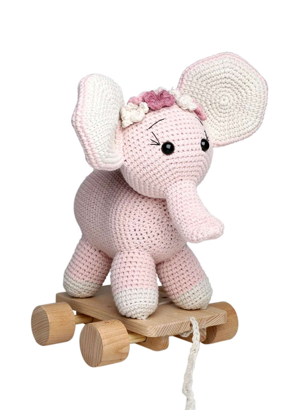 Go Handmade Ellie hekleoppskrift bamse 20 cm