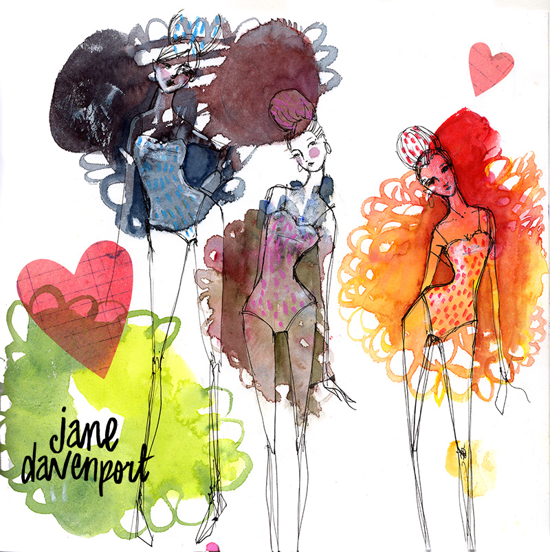 Jane Davenport Fabulous Figures Workshop nettkurs figurasjon
