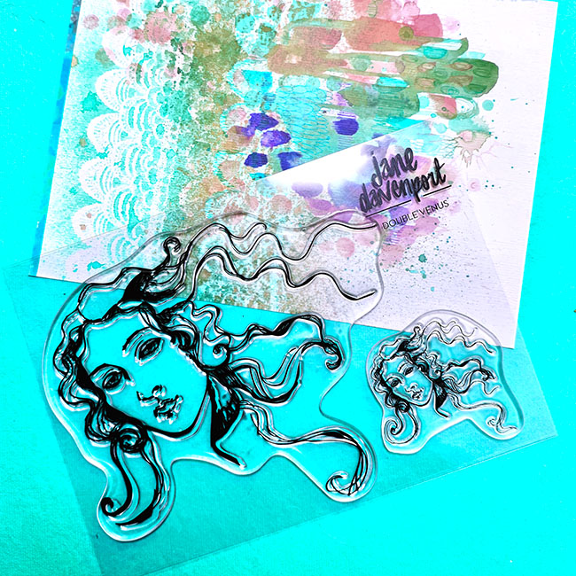 Jane Davenport Goddesses Galore Venus stempel- og sjablongsett