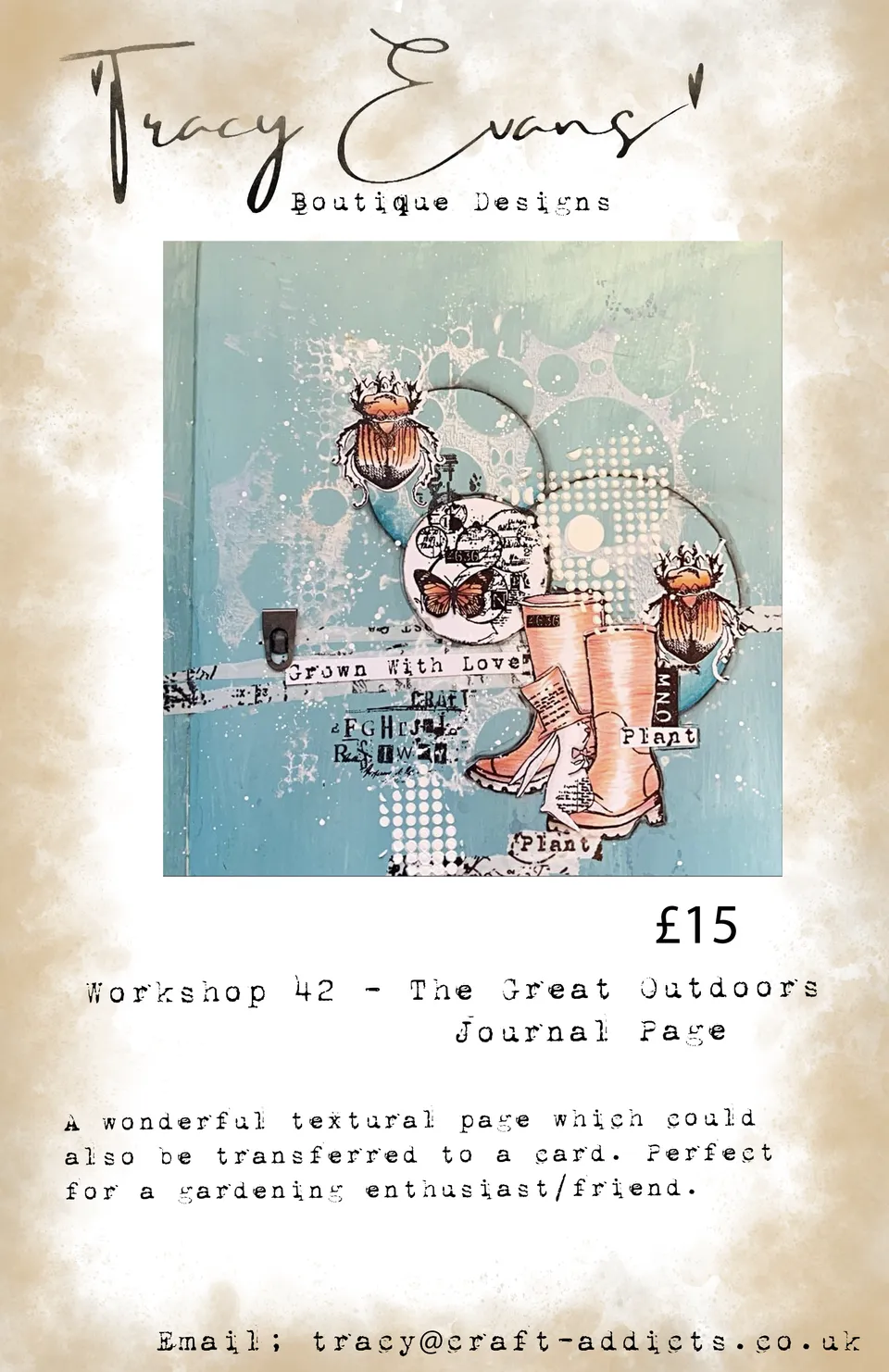 Tracy Evans Design Workshop 042 Great Outdoors journalside natur