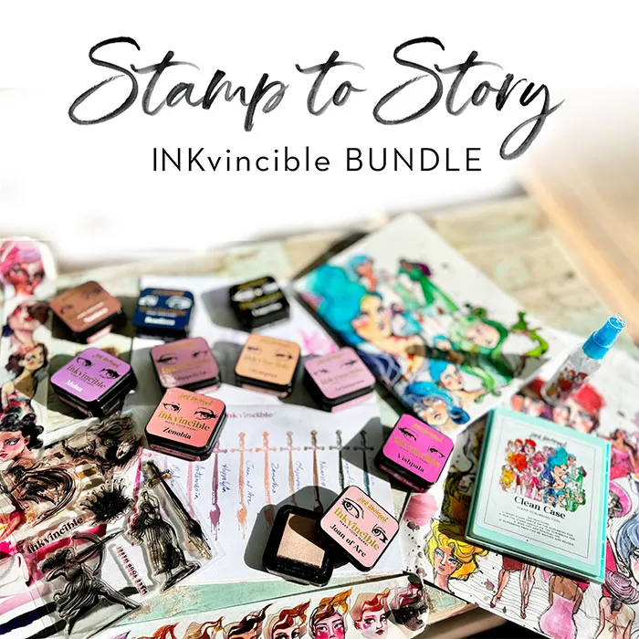 Jane Davenport Stamp to Story INKvincible stempelbundle komplett